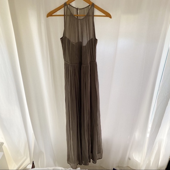 J.Crew Megan Dress - Grey Chiffon - Picture 2 of 7
